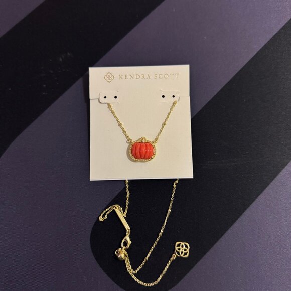 Kendra Scott Jewelry - Kendra Scott Pumpkin Pendant Necklace